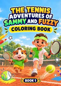 Христина Чолакова - The Tennis Adventures of Sammy and Fuzzy - Coloring Book